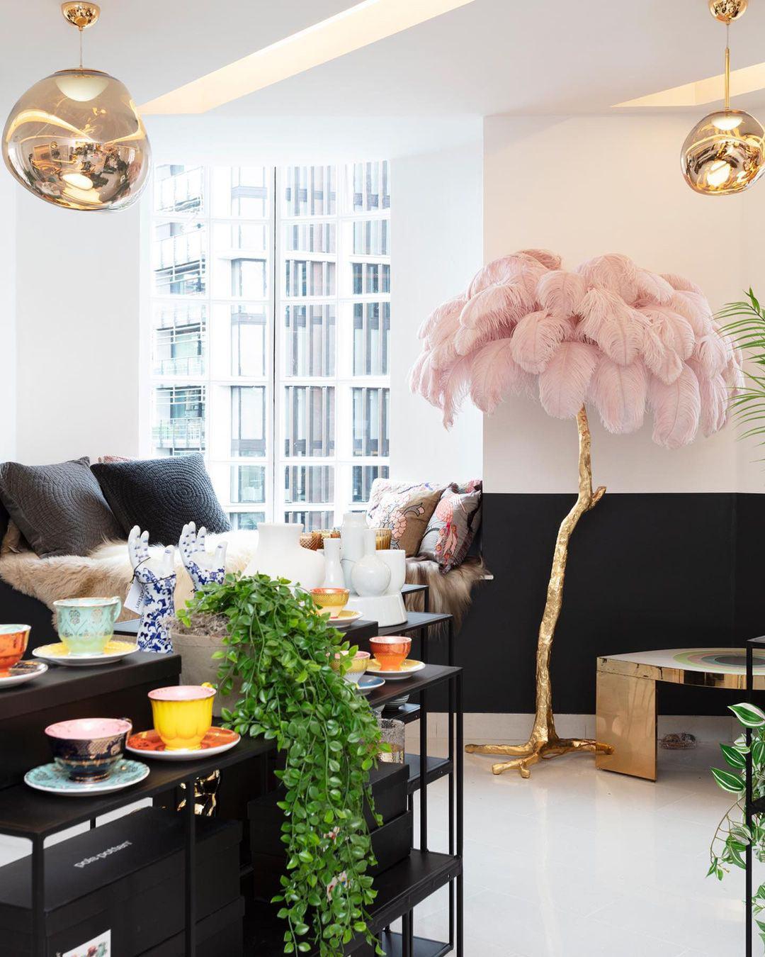 Quill Feather Floor Lamp