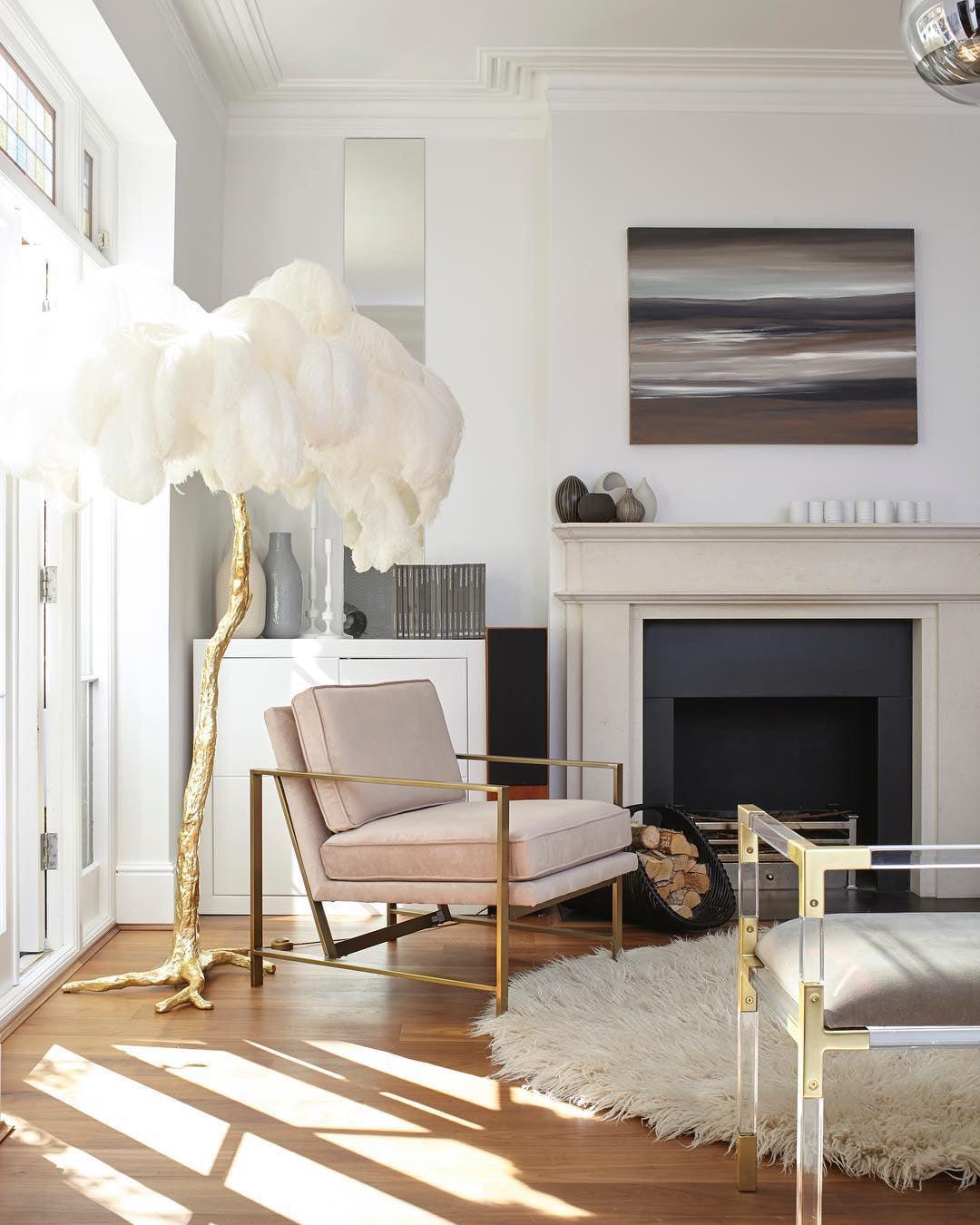 Quill Feather Floor Lamp