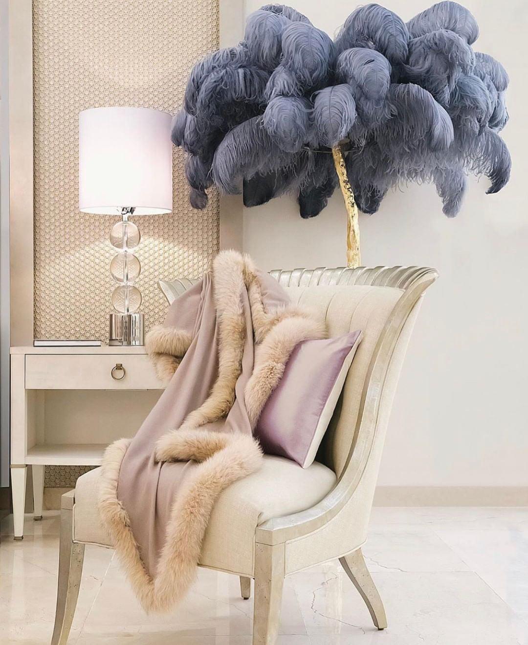 Quill Feather Floor Lamp