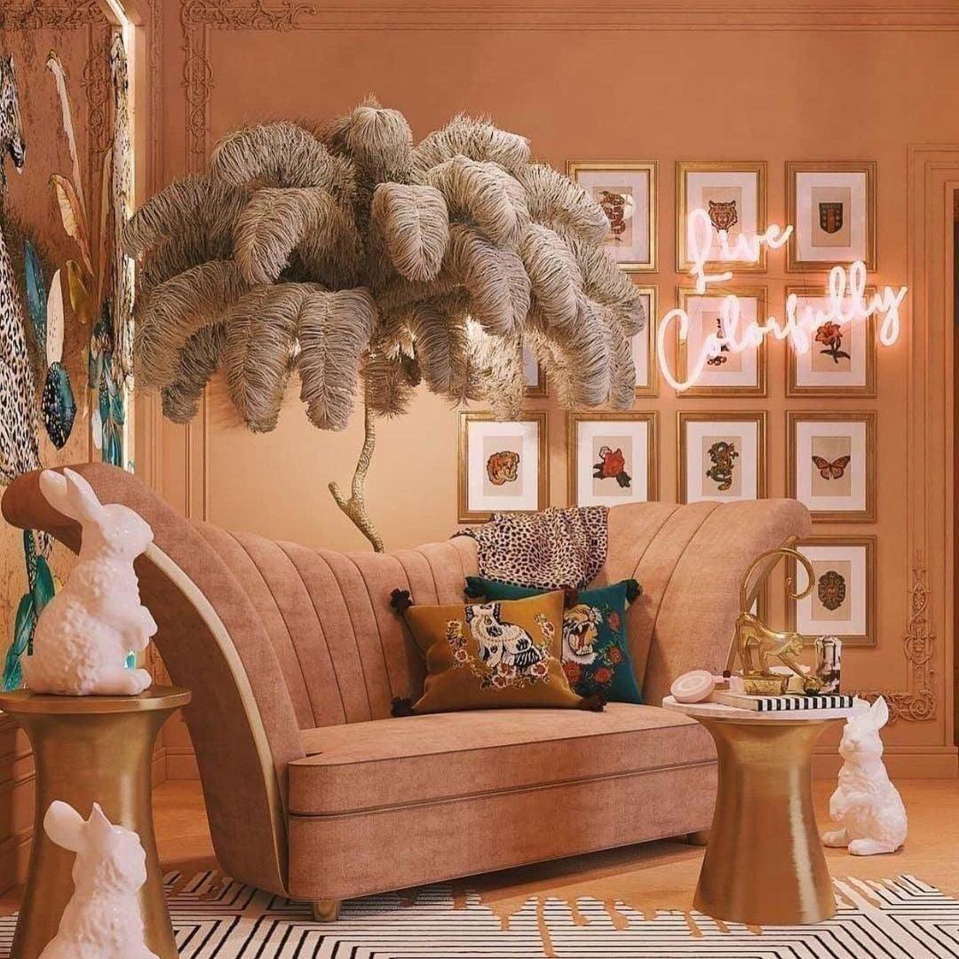 Quill Feather Floor Lamp
