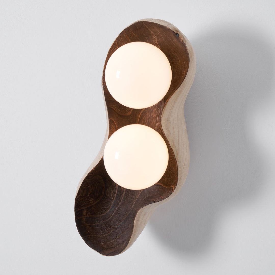 Fable Carved Wood Sconce