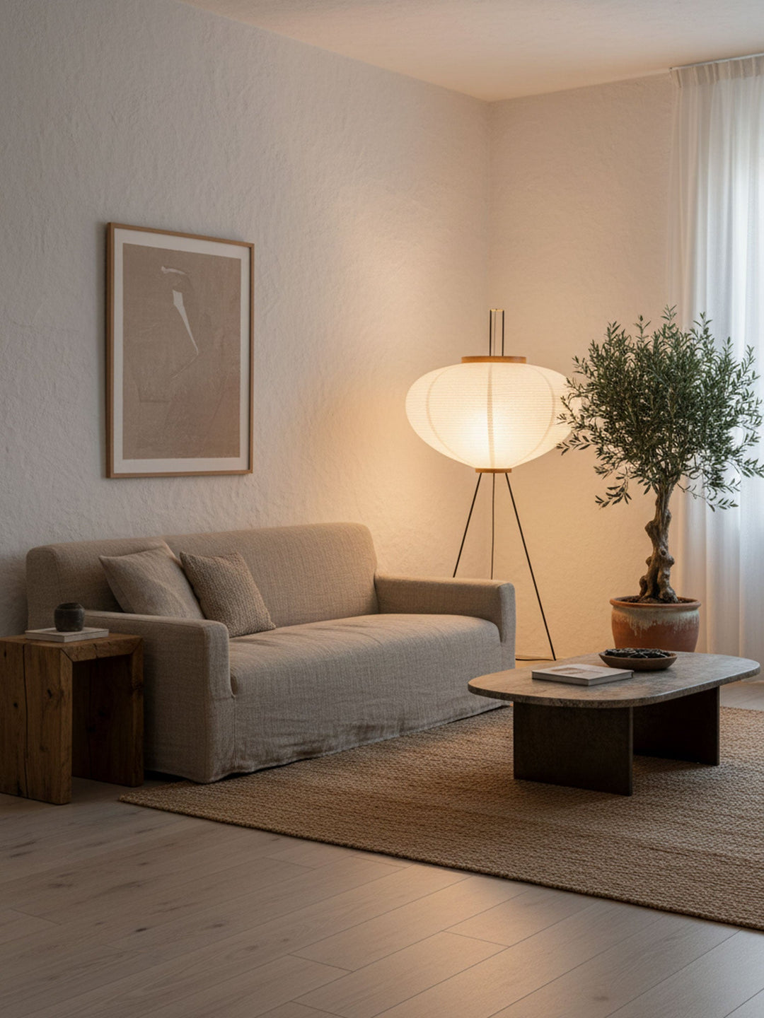 Mulberry Lantern Floor Lamp