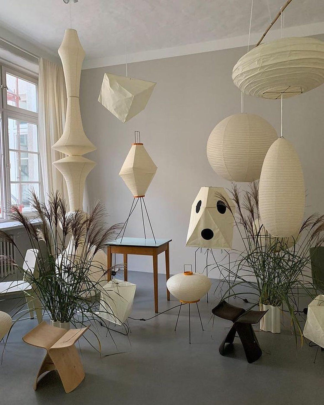 Ridge Paper Pendant Light