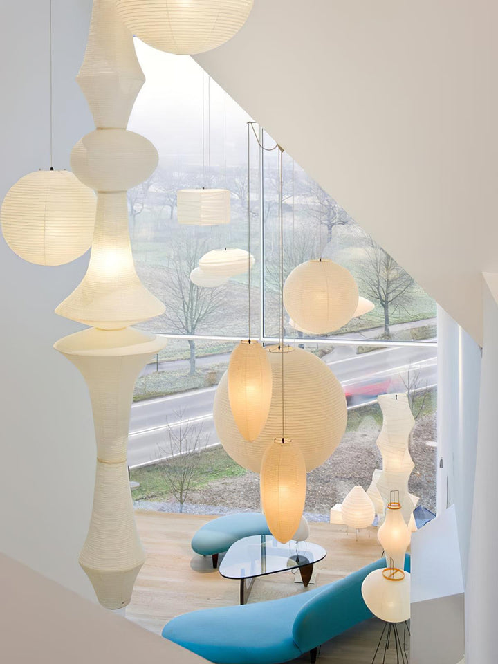Ridge Paper Pendant Light