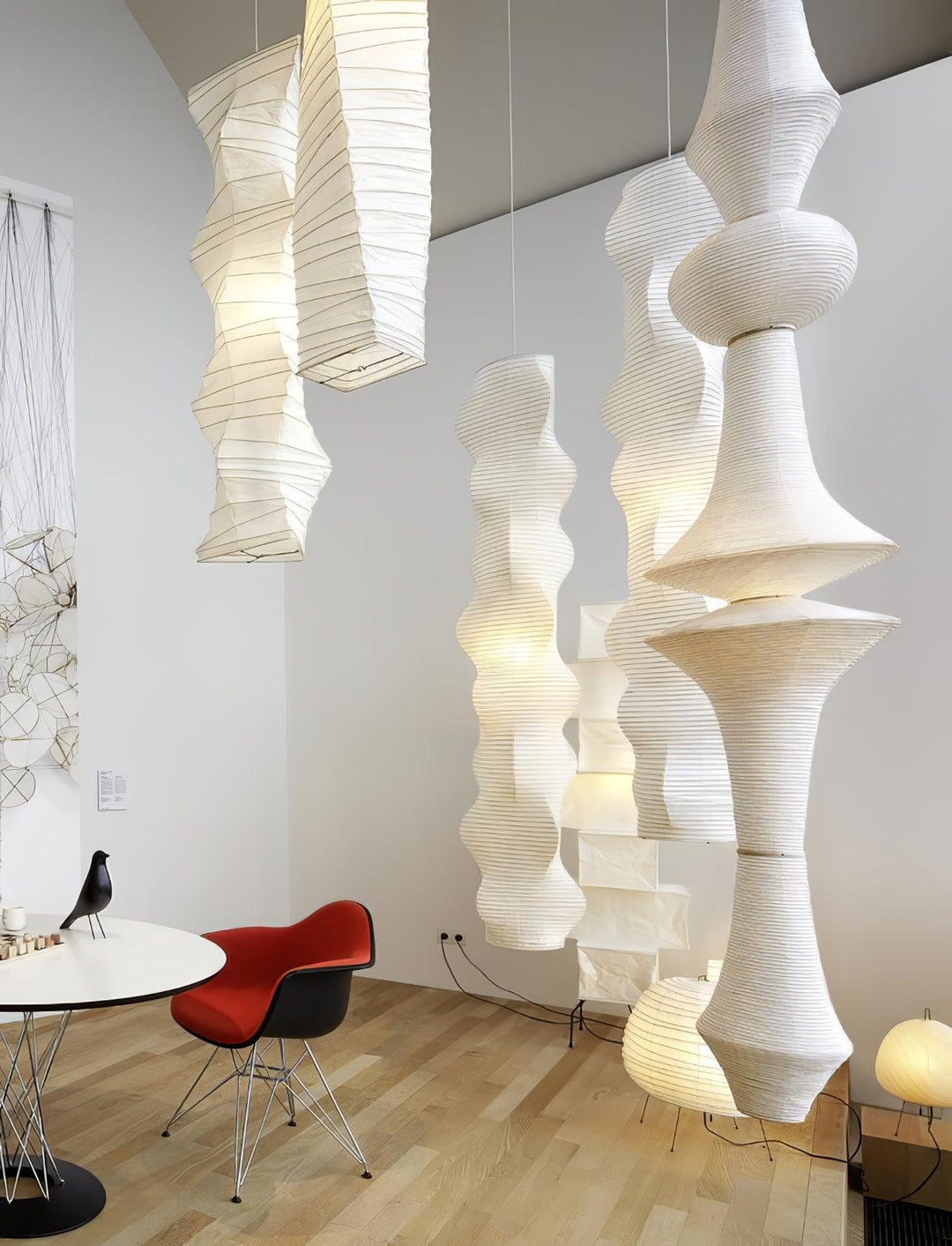 Ridge Paper Pendant Light