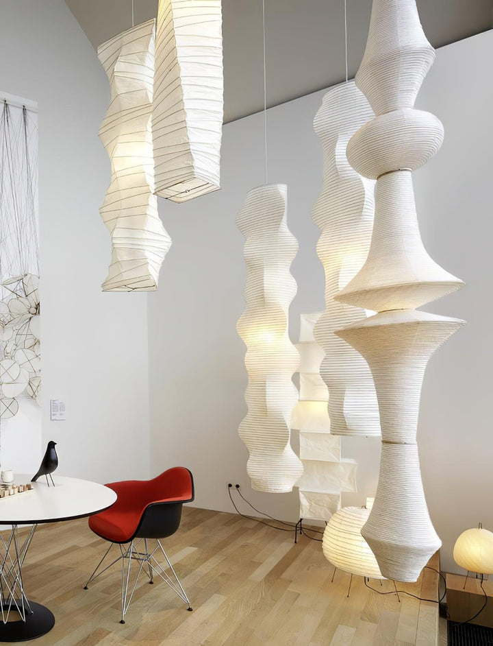 Ridge Paper Pendant Light