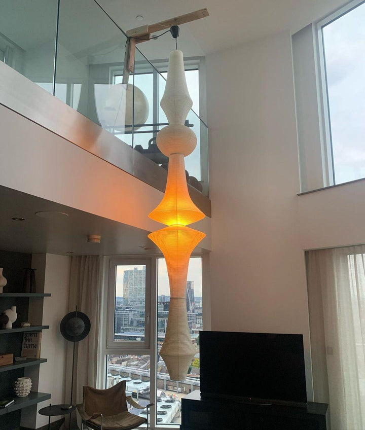 Ridge Paper Pendant Light