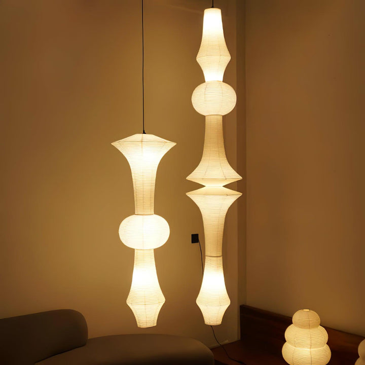 Ridge Paper Pendant Light