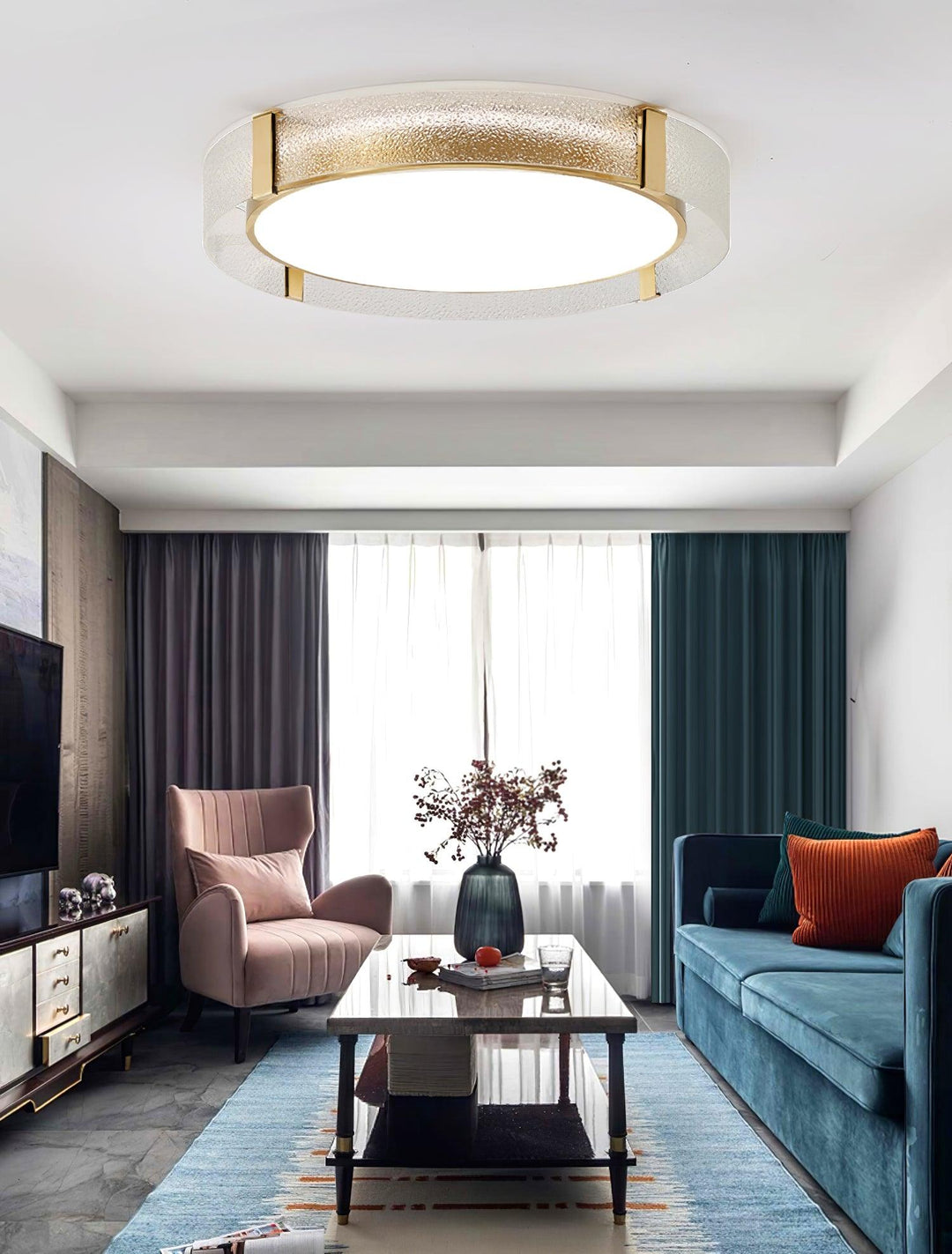 Aureole Flush Ceiling Light