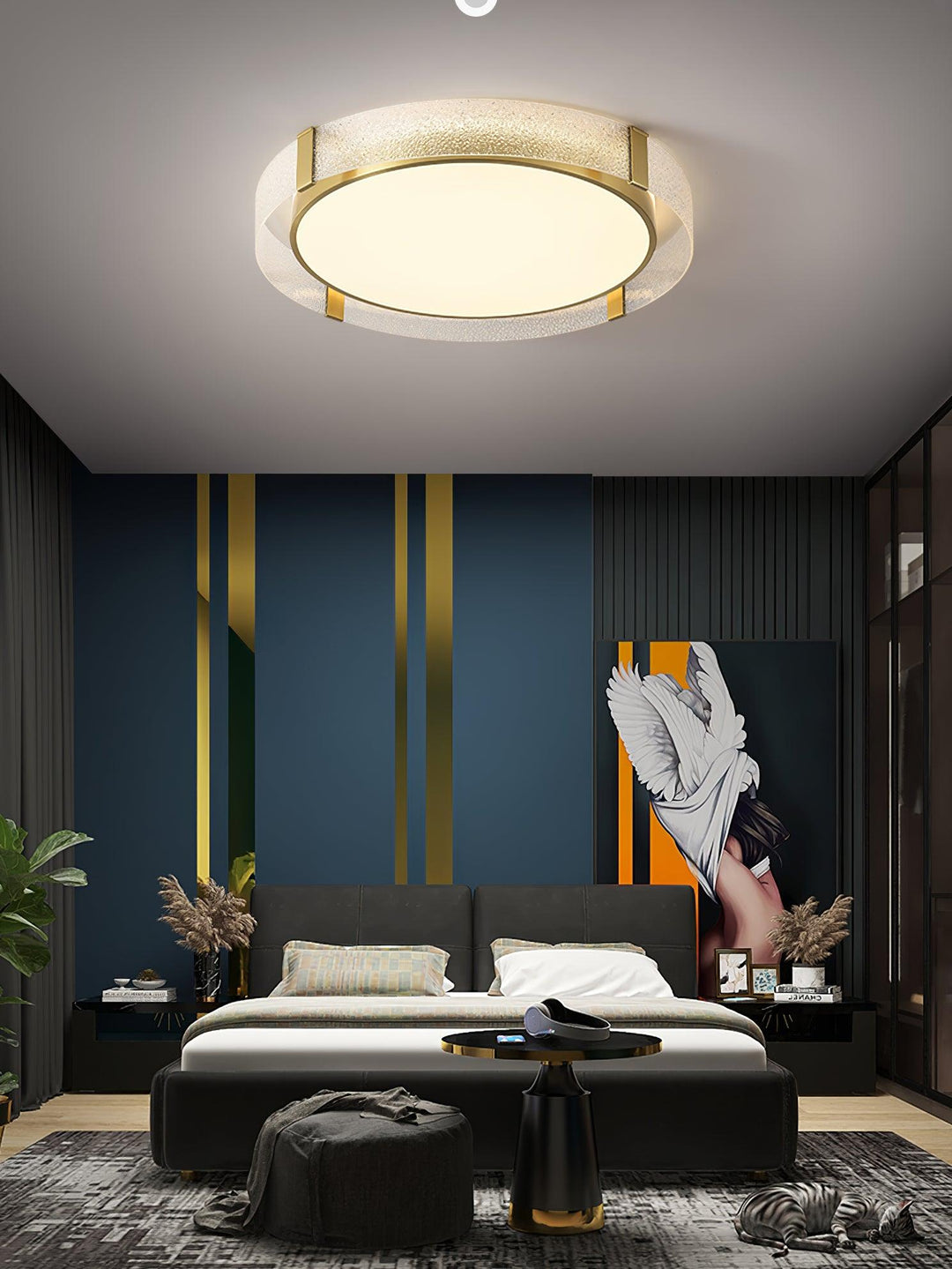 Aureole Flush Ceiling Light