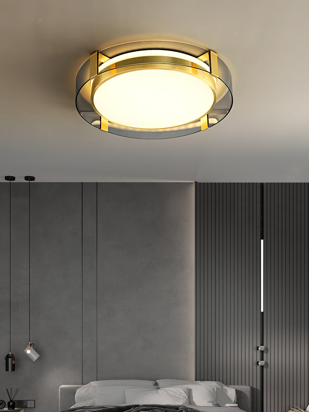 Aureole Flush Ceiling Light