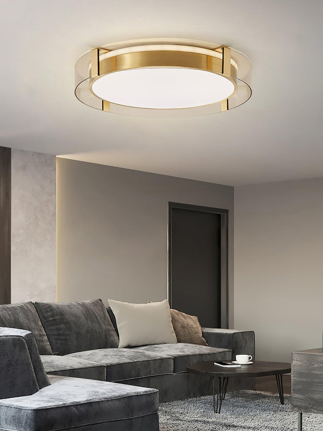 Aureole Flush Ceiling Light