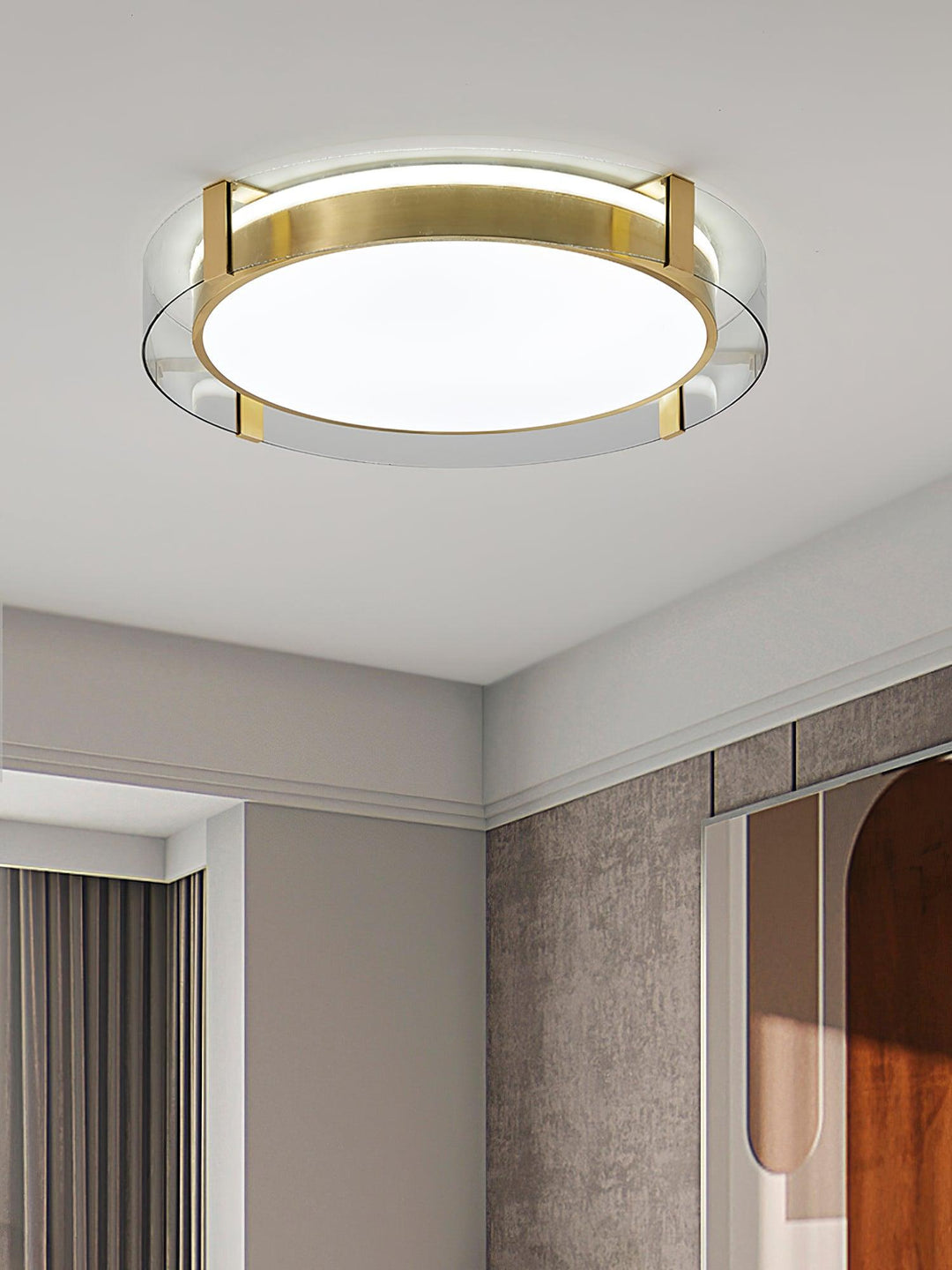Aureole Flush Ceiling Light