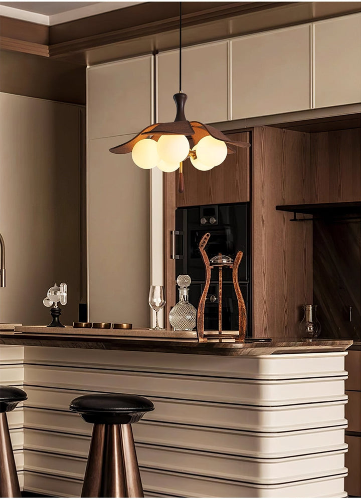 Blossom Wood Pendant Light