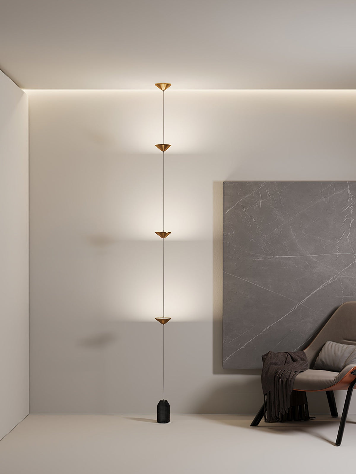Marble Spire Floor Lamp