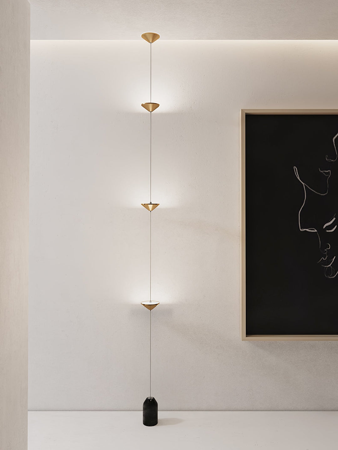 Marble Spire Floor Lamp