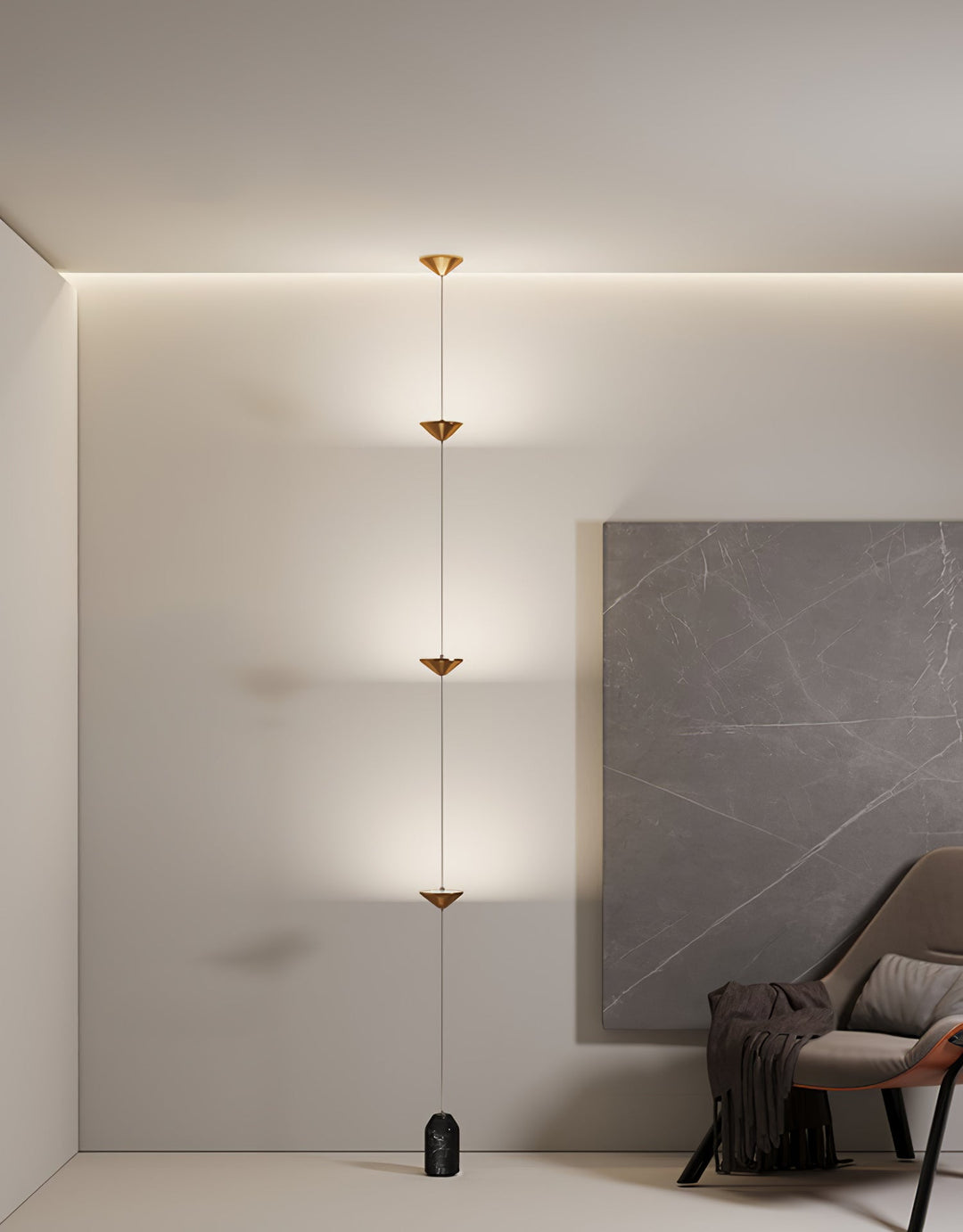 Marble Spire Floor Lamp