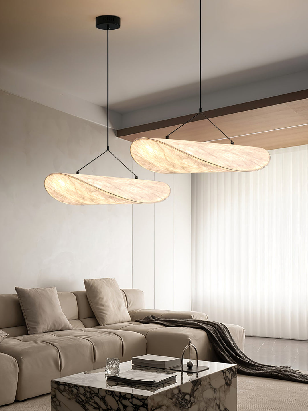 Hush Silk Pendant Light