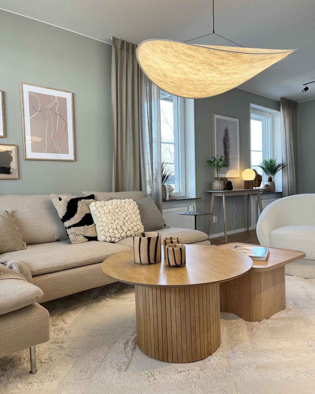 Hush Silk Pendant Light