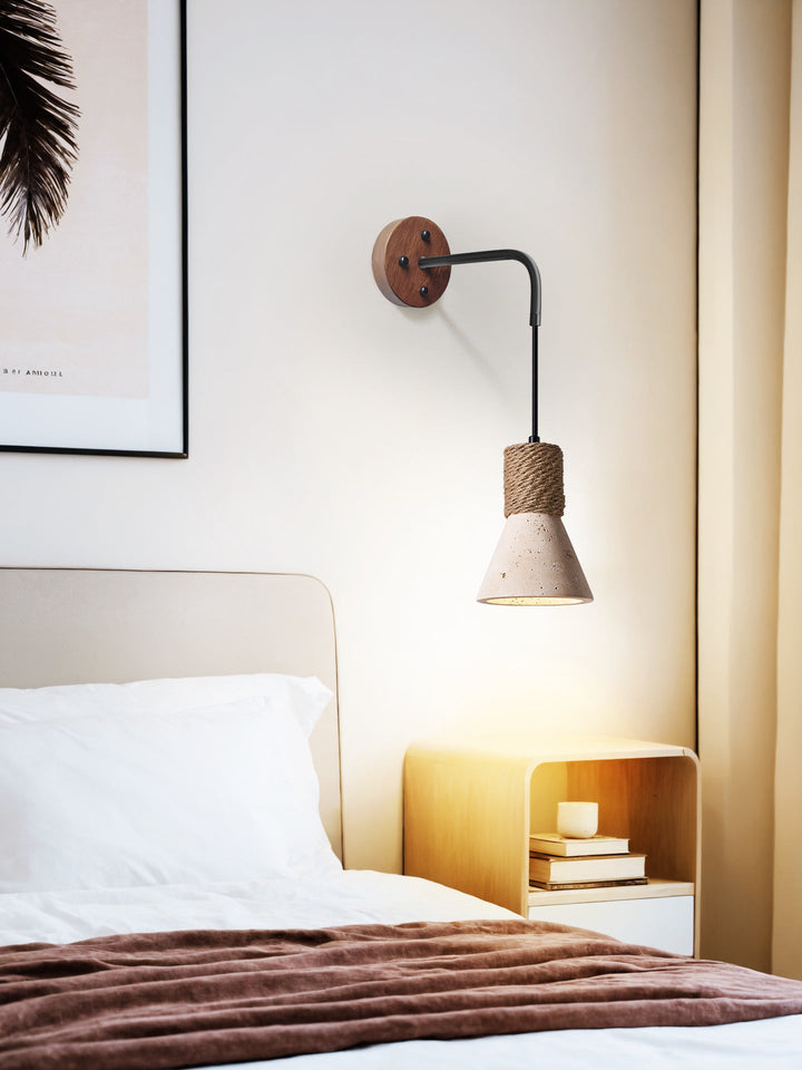 Twine Cone Wall Sconce