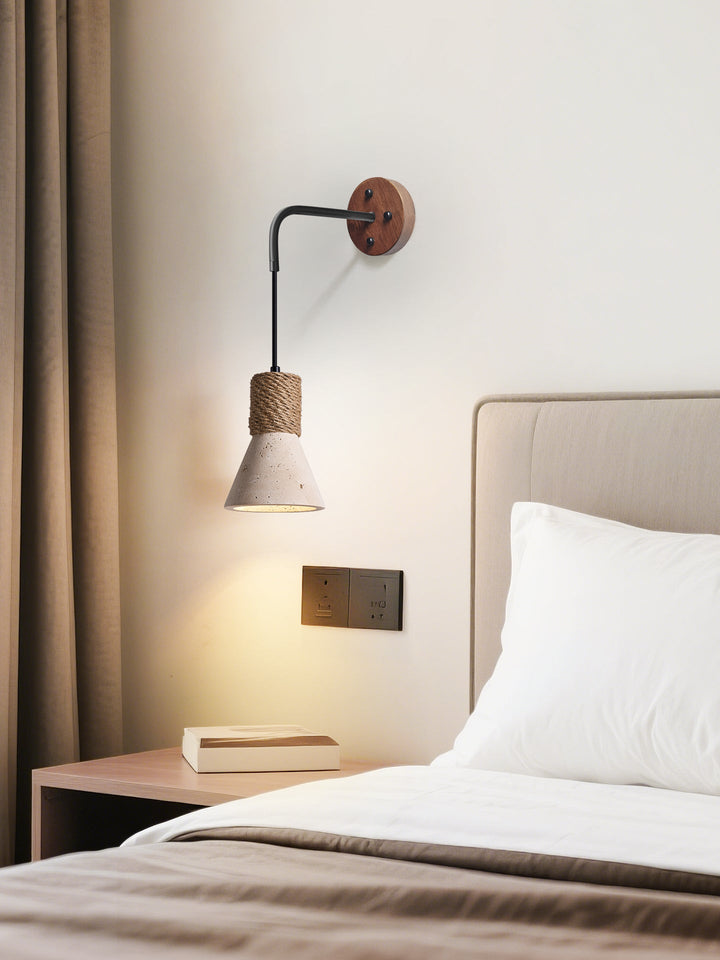 Twine Cone Wall Sconce