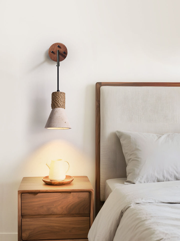Twine Cone Wall Sconce