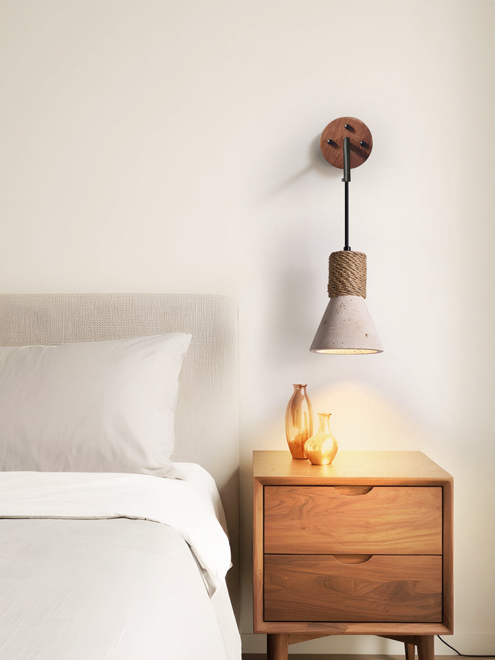 Twine Cone Wall Sconce