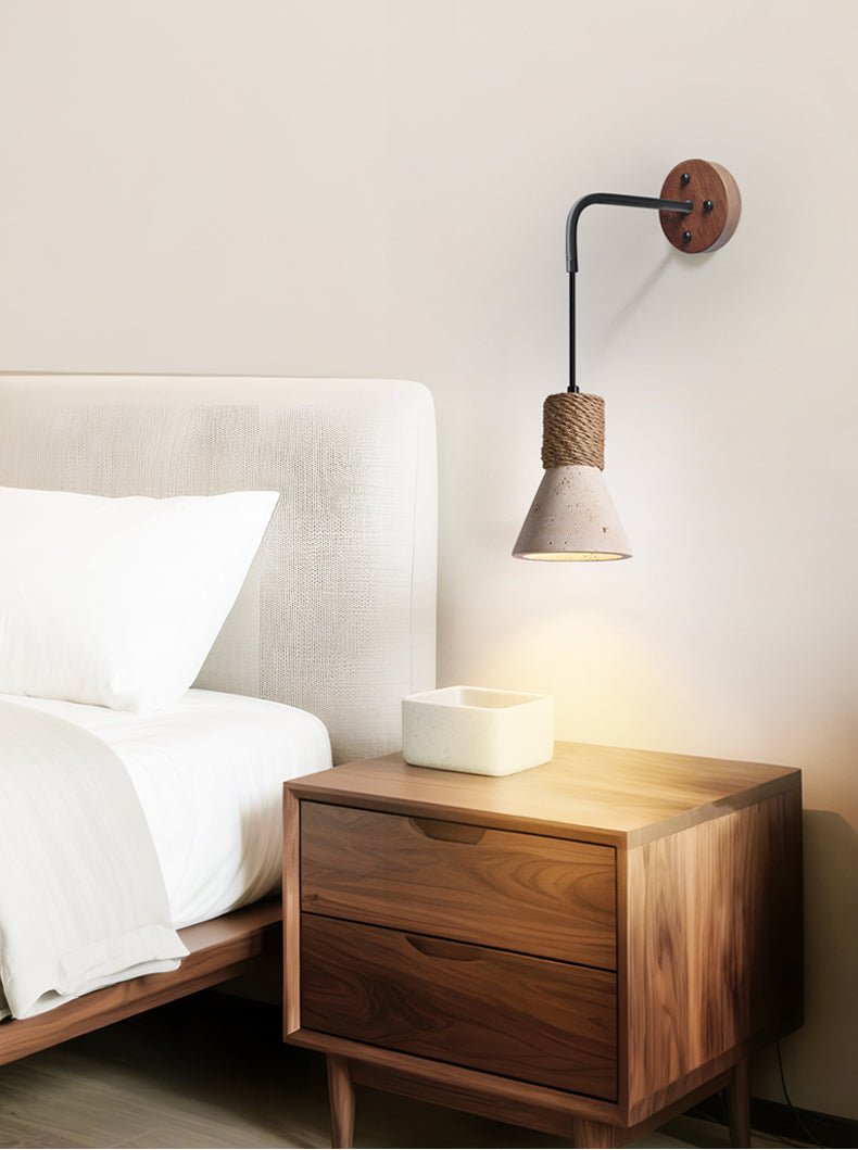 Twine Cone Wall Sconce