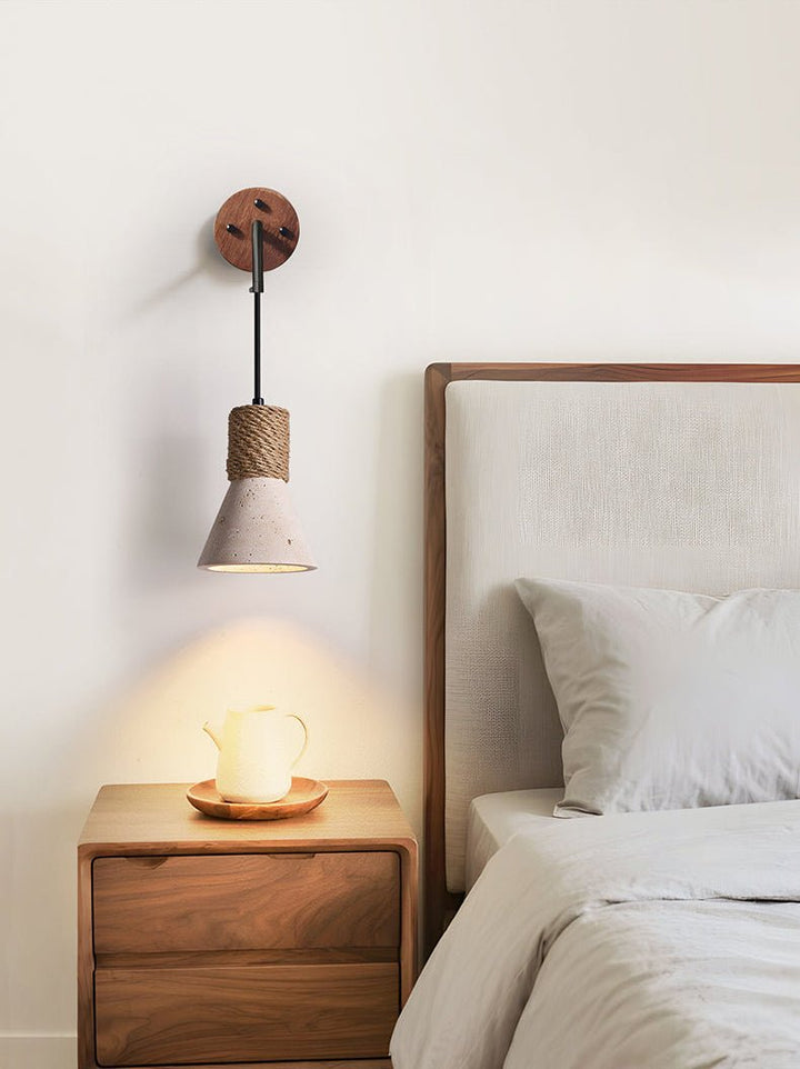 Twine Cone Wall Sconce