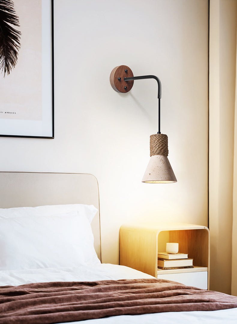 Twine Cone Wall Sconce