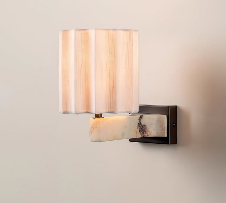Drape Marble Wall Sconce