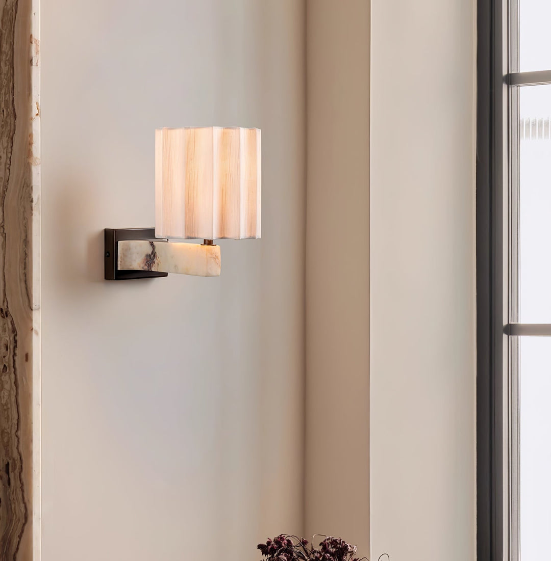 Drape Marble Wall Sconce