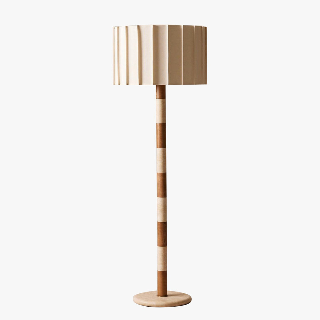 Banded Stone Floor Lamp