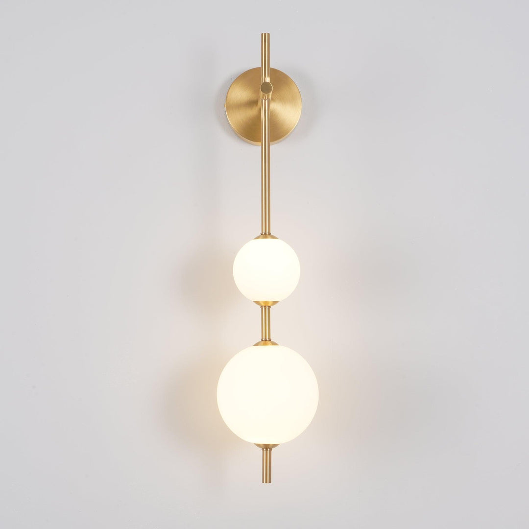 Stacked Globe Wall Sconce