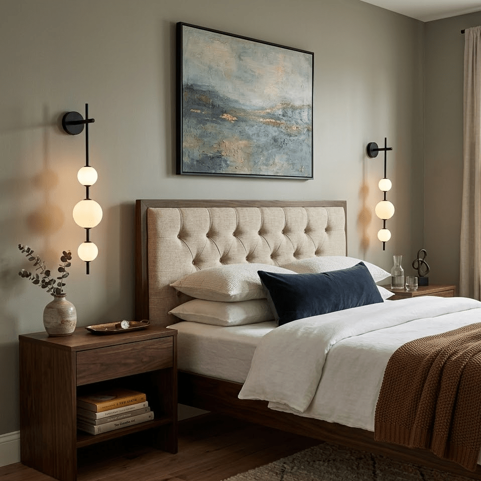 Stacked Globe Wall Sconce