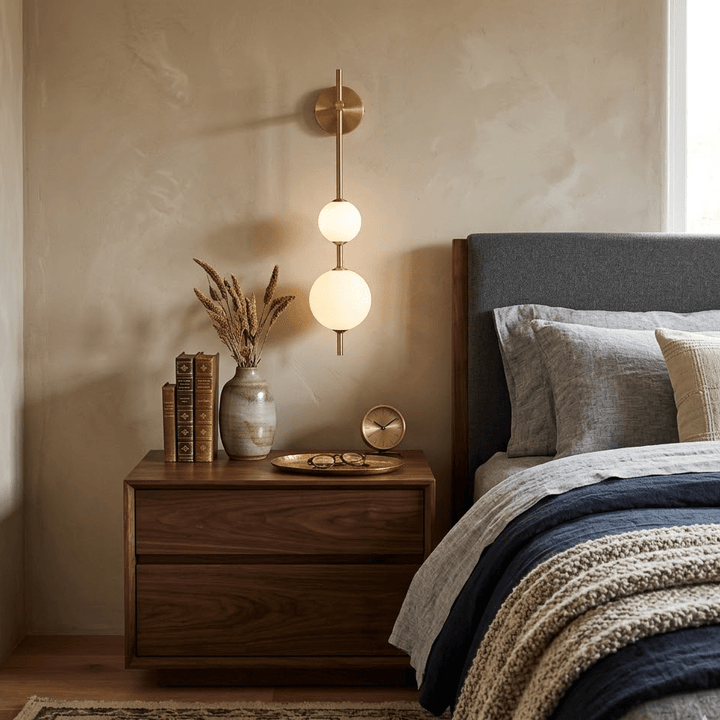 Stacked Globe Wall Sconce