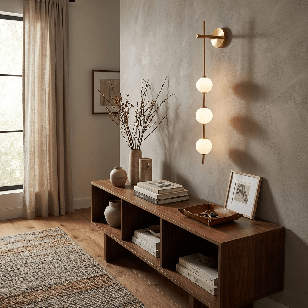 Stacked Globe Wall Sconce