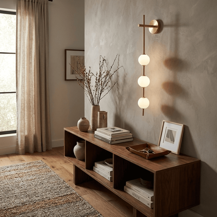 Stacked Globe Wall Sconce