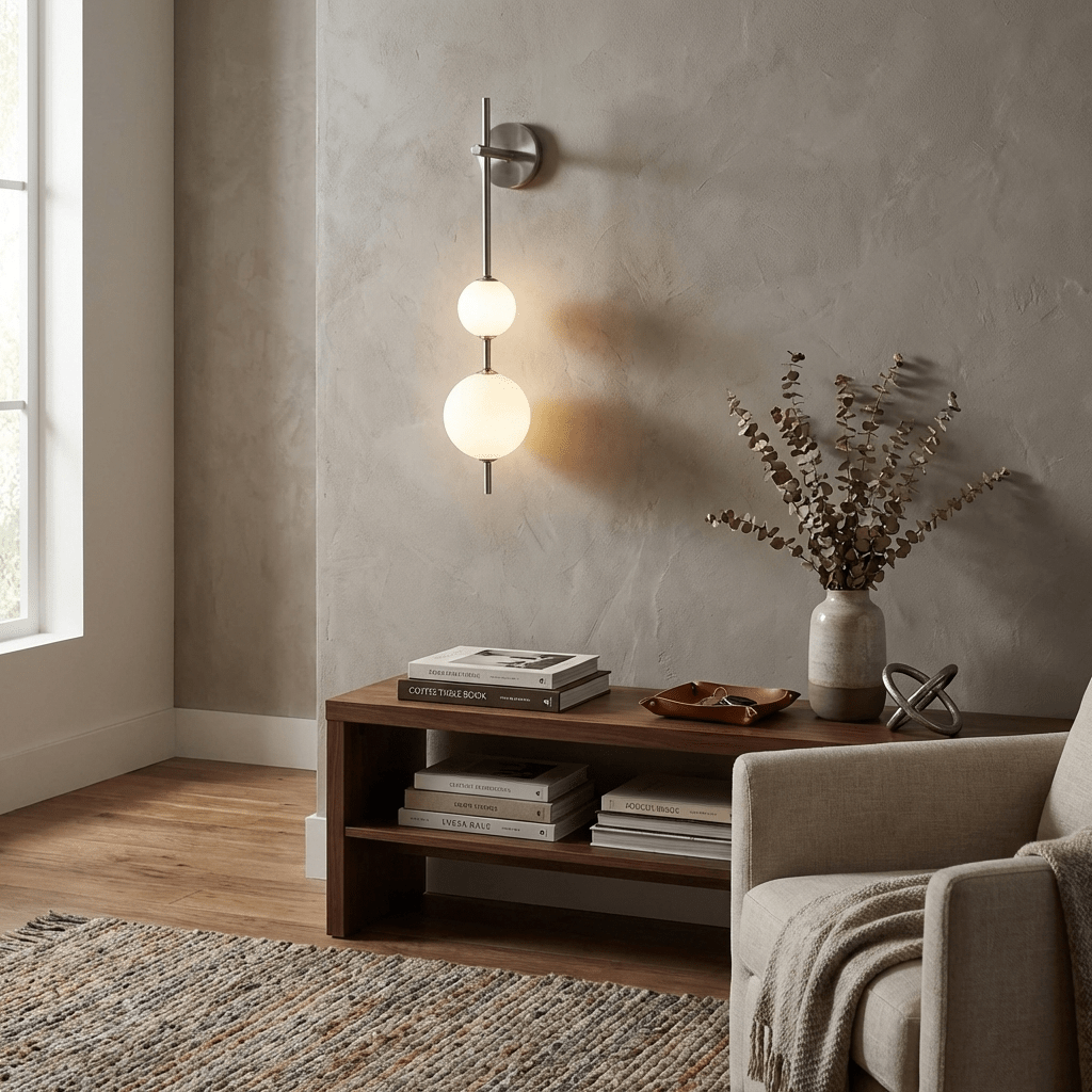 Stacked Globe Wall Sconce