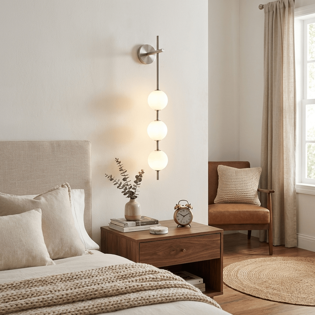 Stacked Globe Wall Sconce