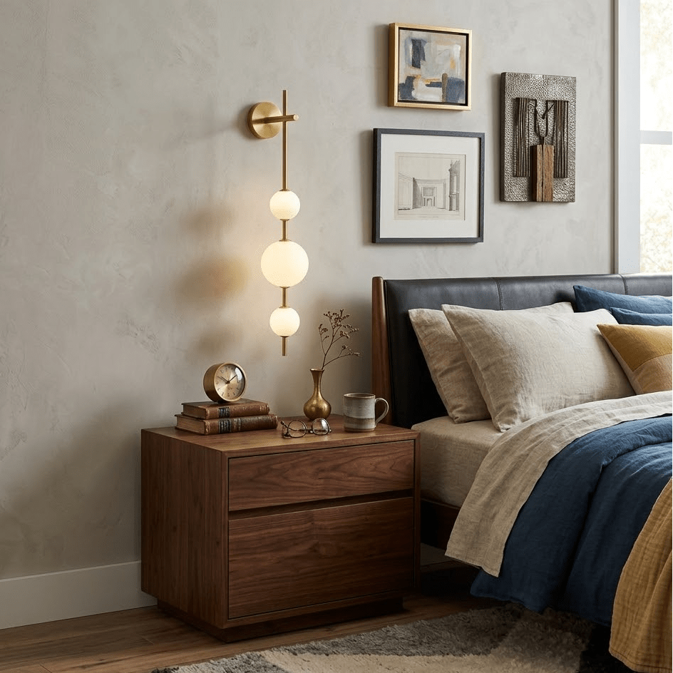 Stacked Globe Wall Sconce