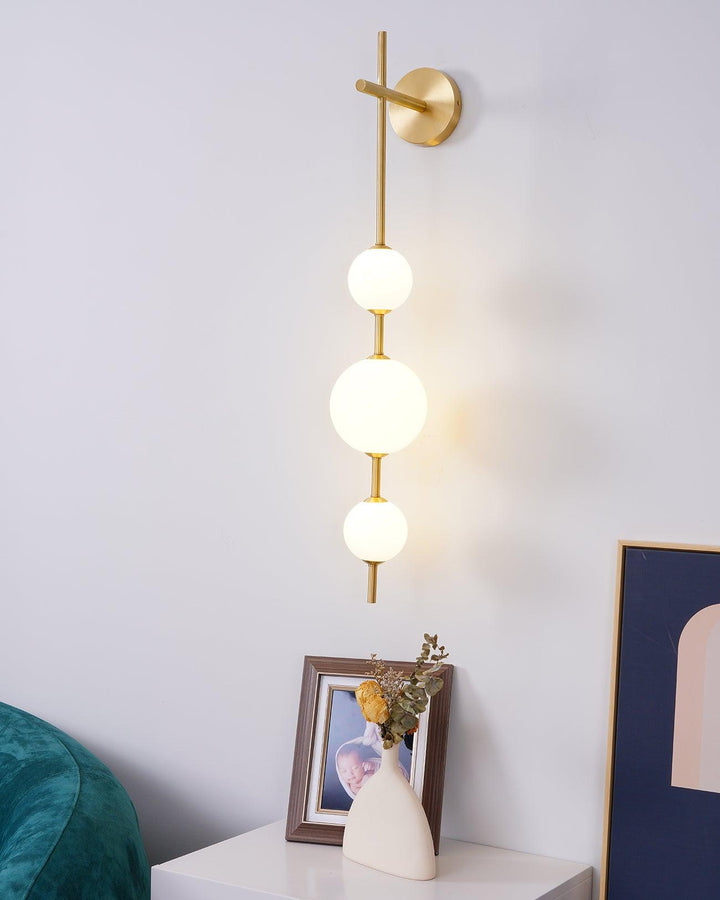 Stacked Globe Wall Sconce