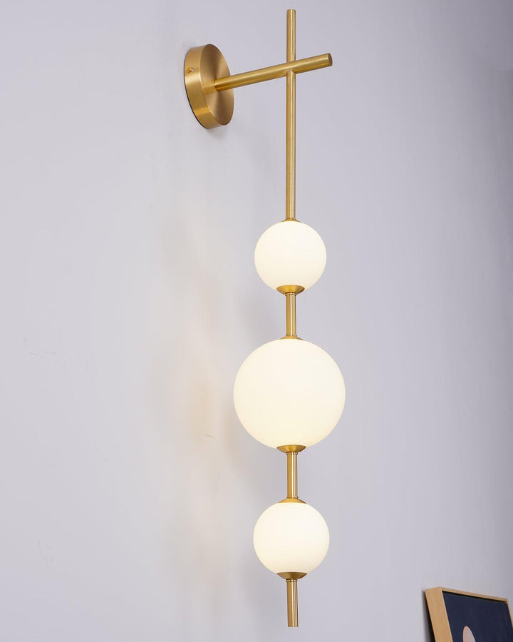 Stacked Globe Wall Sconce