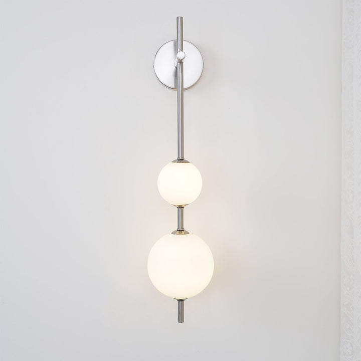 Stacked Globe Wall Sconce