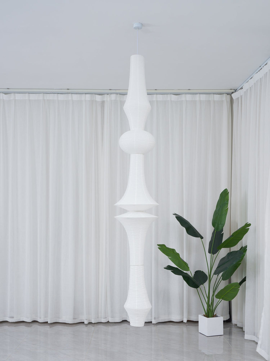 Ridge Paper Pendant Light
