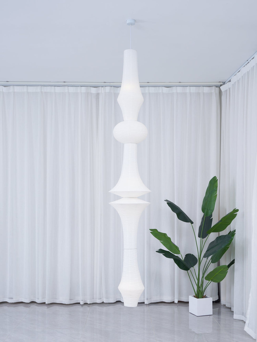 Ridge Paper Pendant Light
