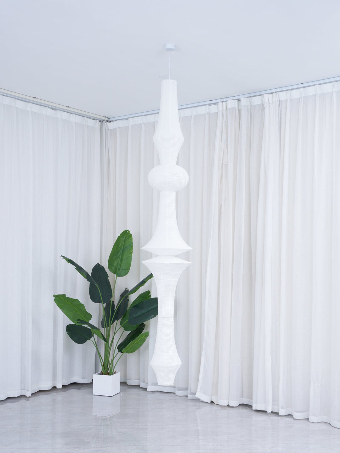 Ridge Paper Pendant Light