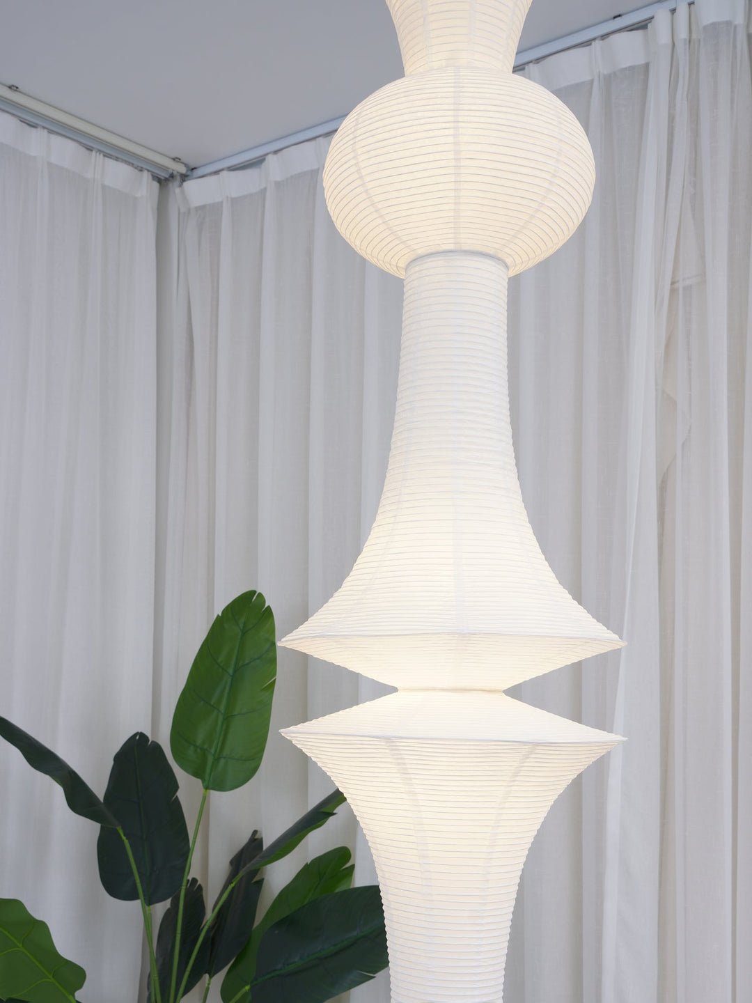 Ridge Paper Pendant Light