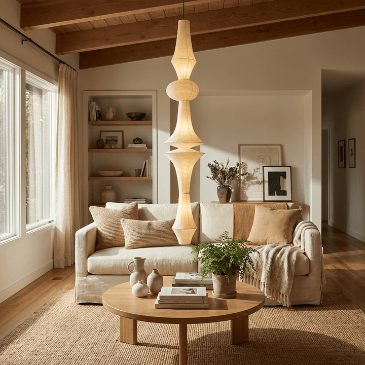 Ridge Paper Pendant Light
