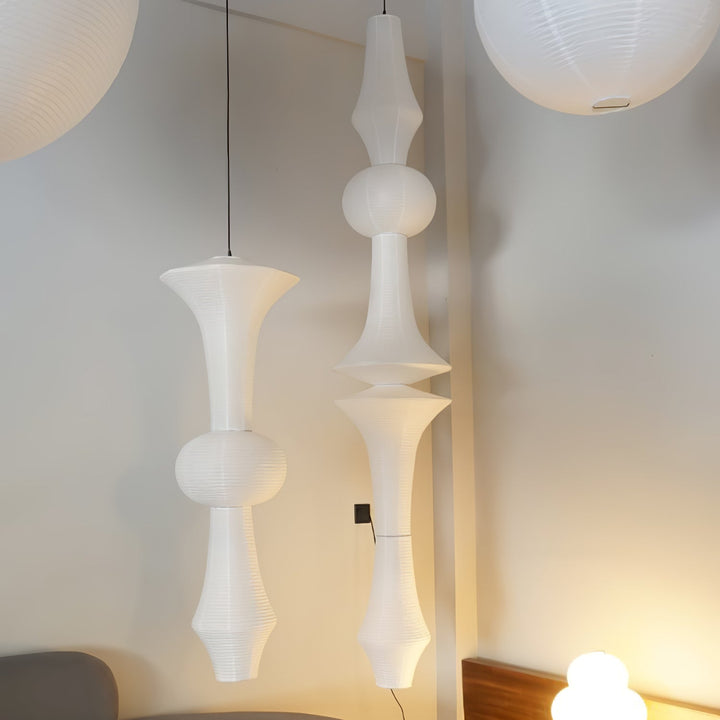 Ridge Paper Pendant Light